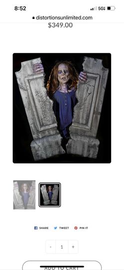 Cracking Crypt Zombie Prop