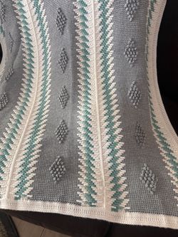 Handmade Crochet Blanket Throw