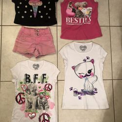Cute Girl’s Shirts Size 8-M ( 3 Brand New Shirts )