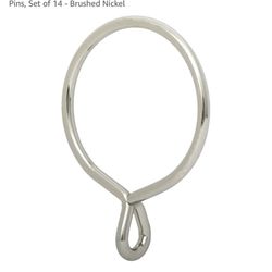 Drapery Eyelet Curtain Rings 