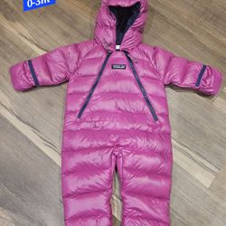Patagonia Baby Girl 0-3m Bunting Suit