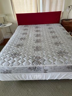 Free Queen Mattress, box spring, frame and headboard