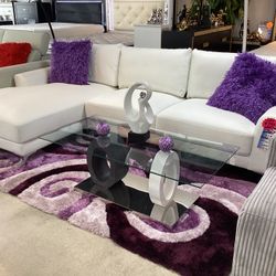 Beautiful Furniture Sectional L On Sale Now For $699 Color Gray/Black And White 