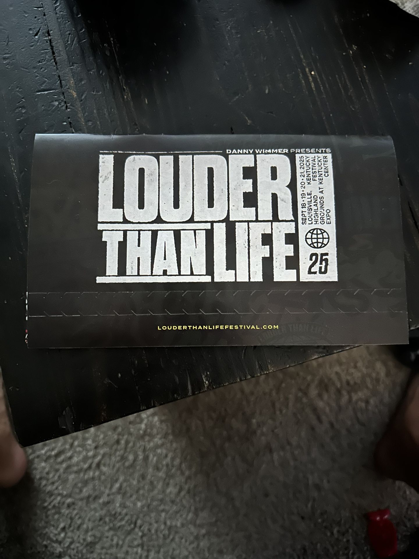 Louder Than Life 2025 GA 4 Day Pass
