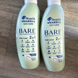 2 Bare Head & Shoulders 2 n1 Shampoo   Brand New for Pickup 