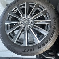 OEM 22” Lexus GX 550 Rims and Tires 