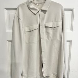 Lululemon Cream Button Down Jacket (Size XL