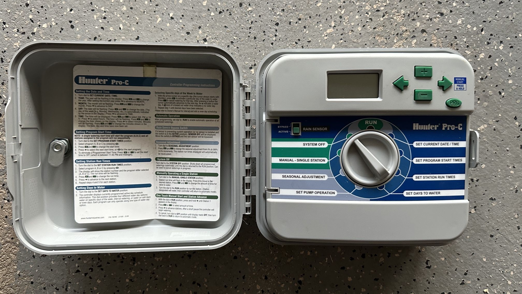 Used Hunter Pro C Sprinkler controller