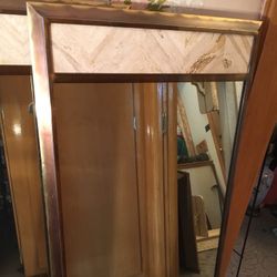 Pair Metz Furniture Mirrors-48 1/2 H X22 1/4 W