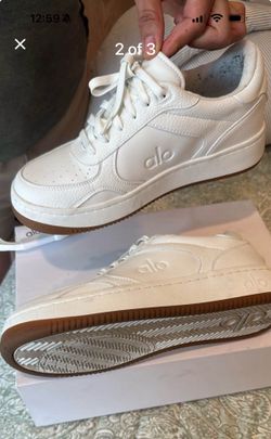 Alo white sneakers