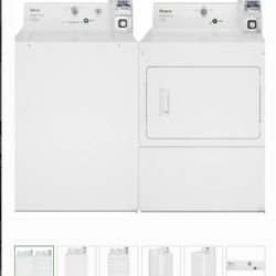  Washer & Dryer/ Whirlpool Coin-Operated– $700 Each!