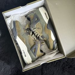 Craft Medium Olives Jordan 4’s
