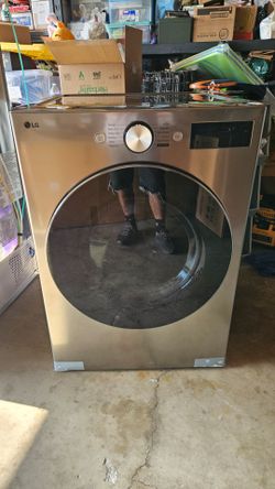 LG Large Front Loader Gas Dryer