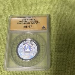 2013! Rare Lealana 1 LTC ser 1 Funded With One Full LTC MS-67