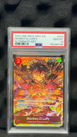 Monkey D Luffy OP01-024 - PSA 10