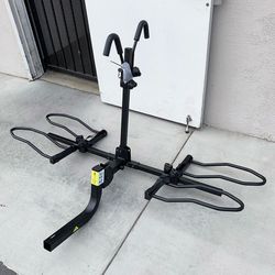 Brand New $109 KAC 2-Bike Rack for Car, SUV, Hatchback Mount - 2” Anti-Wobble Hitch, Heavy Duty Bicycle Carrier