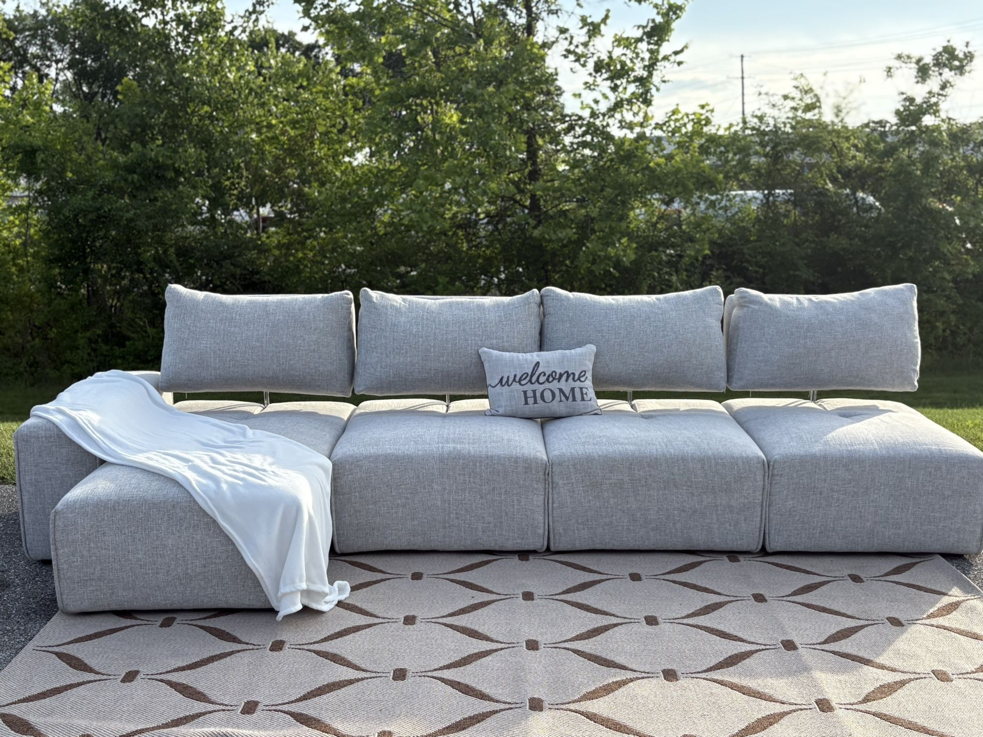 4 Piece Modular Sectional Set