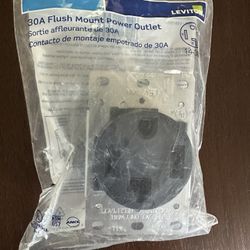 30 Amp Flush Mount Power Outlet 