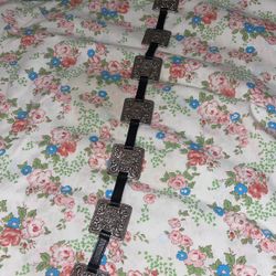 Black  Belt With Silver Belt