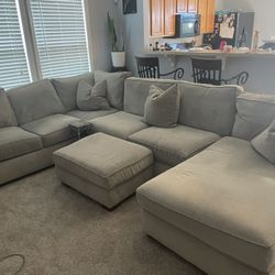 GraySectional Sofa
