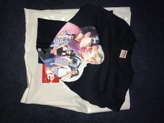 Supreme Navy Tee Short Sleeve Small