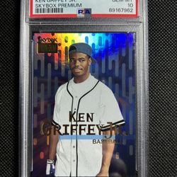 2022 METAL UNIVERSE CHAMPIONS SKYBOX PREMIUM KEN GRIFFEY JR #S20 PSA 10 GEM MINT