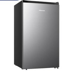 Hisense 3.3-cu ft Mini Fridge ( Silver) ENERGY STAR