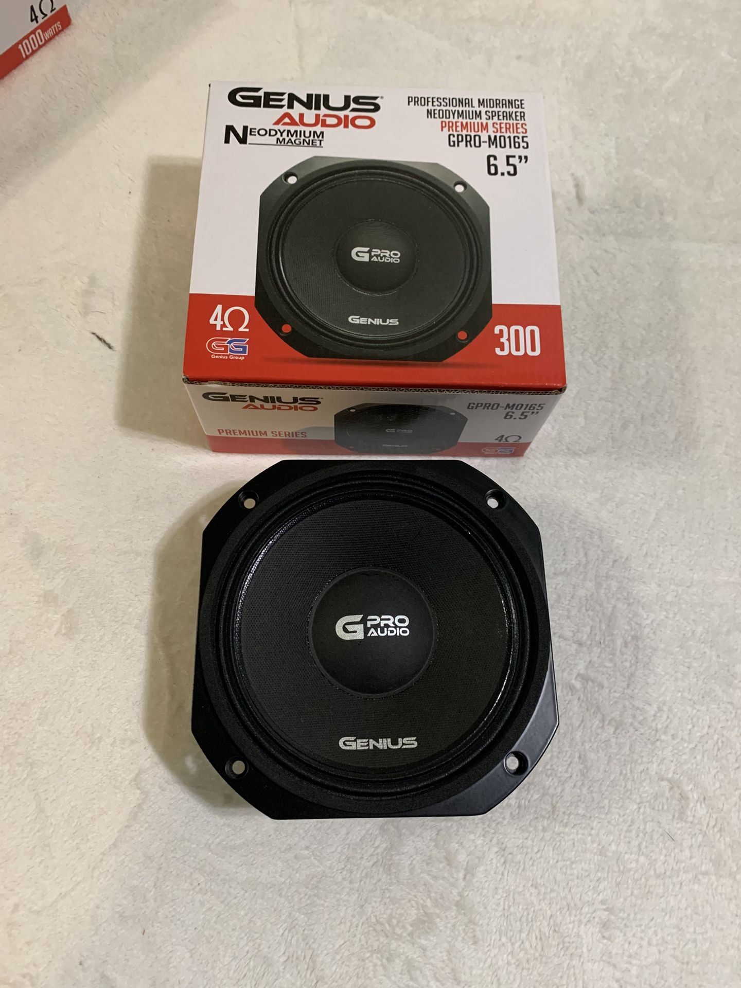 Brand New 6.5” Genius Audio Neodymium Midrange Voice midbass Loud Speaker  $90 Each   