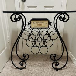 Wine Rack (Wrought Iron)