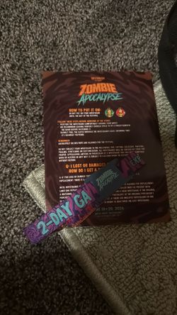 2 day Apocalypse Wristband