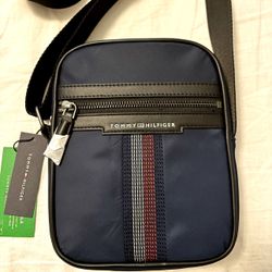 Tommy Hilfiger Men's Tommy Stripe Mini Crossbody Bag