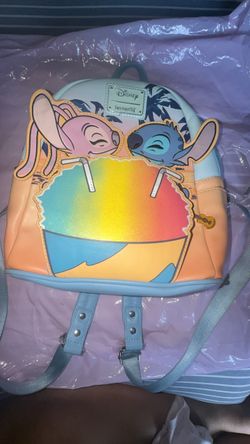 Disney Loungefly Stitch & Angel Mini Backpack