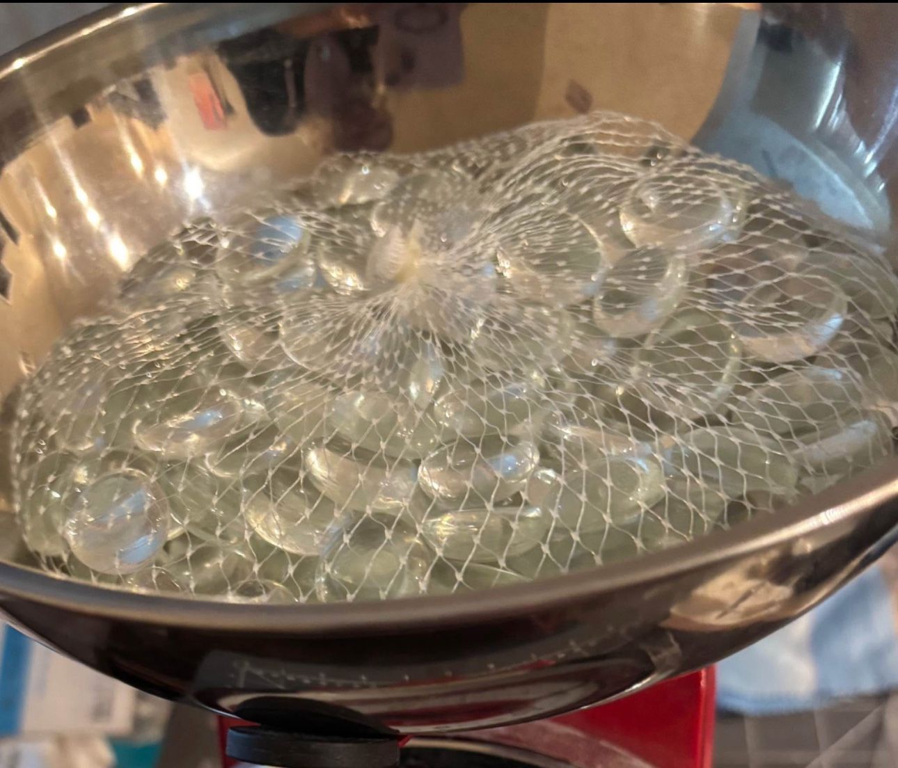 Glass gems clear pebbles vase garden pot decor crafting