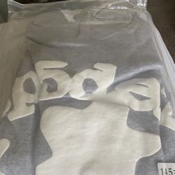 Grey Sp5der Hoodie 