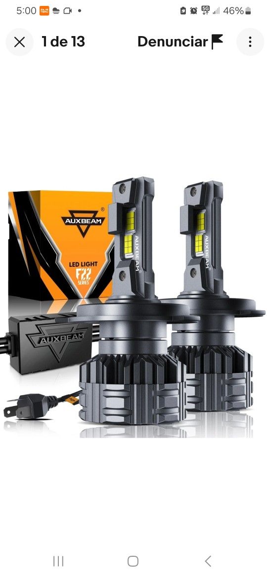 AUXBEAM H4 Canbus LED Headlight 24000LM Hi-Low Beam for Toyota Tacoma 1(contact info removed)