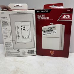 (2) New Ace Heating Thermostat $10 Each. Must Pick Up