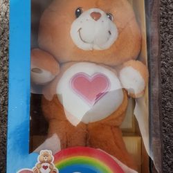 Care Bears Plush - 20th Anniversary Tenderheart Bear 2002