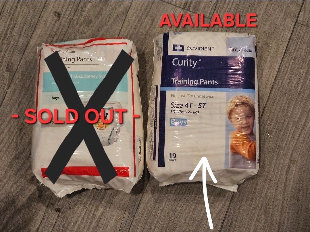 $2.00 Packs Of NEW Pull Up Pampers *Sealed*