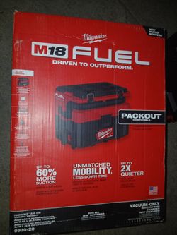 M18 milwaukee packout vacuum & debris separator