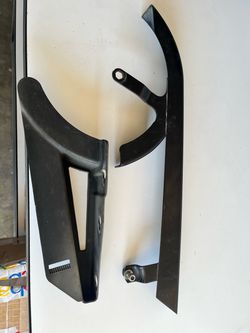 Rubber mount sportster belt guard set