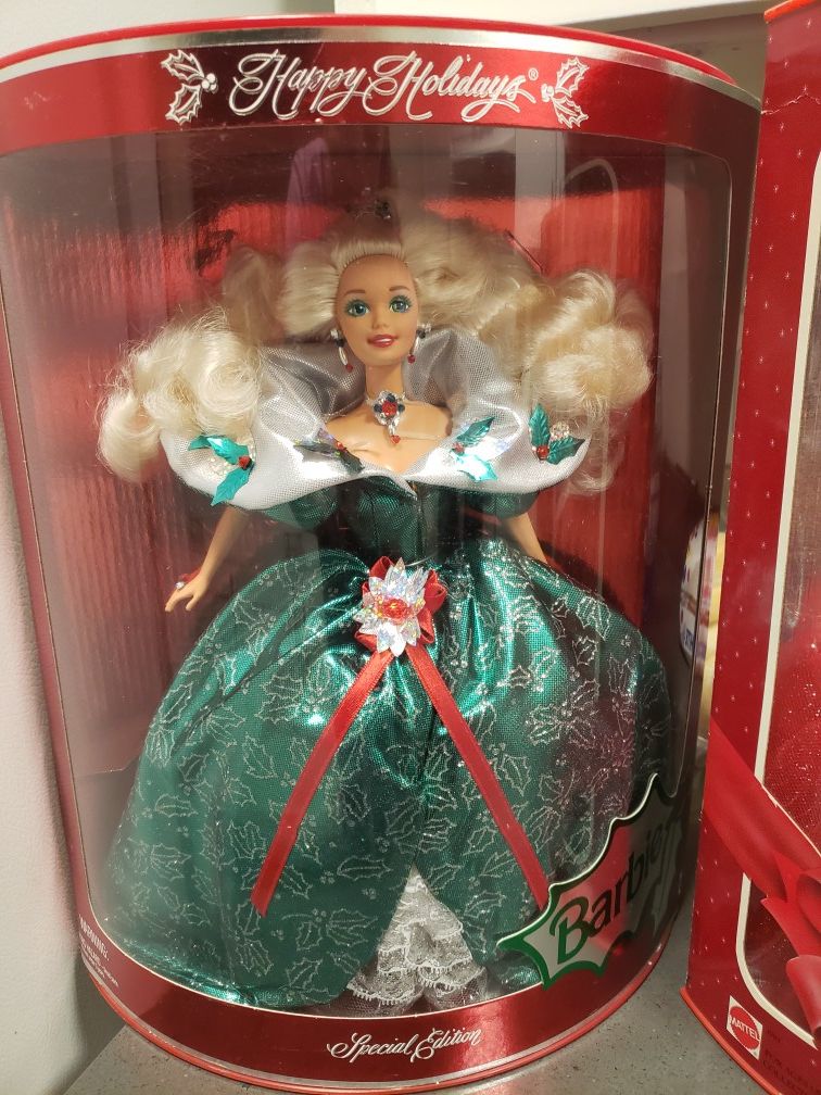 Holiday edition barbies