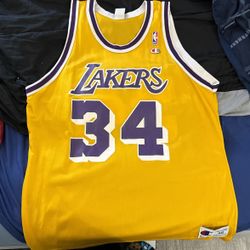 Vintage Lakers Shaq Jersey (48)