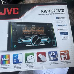 JVC KW-R920BTS CD Player Bluetooth Car Stereo Just $120