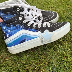 Kids Hi-Top Rainbow Star Vans ⭐️ 