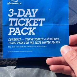 Single day ticket 25/26 season