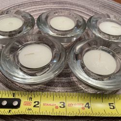Tealight/Votive Holders IKEA with Votives  3” Used One Time  Perfect Condition
