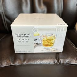 New Better Homes & Gardens Drinking Glasses 12.5oz (Set of 4) – Bar Glassware 