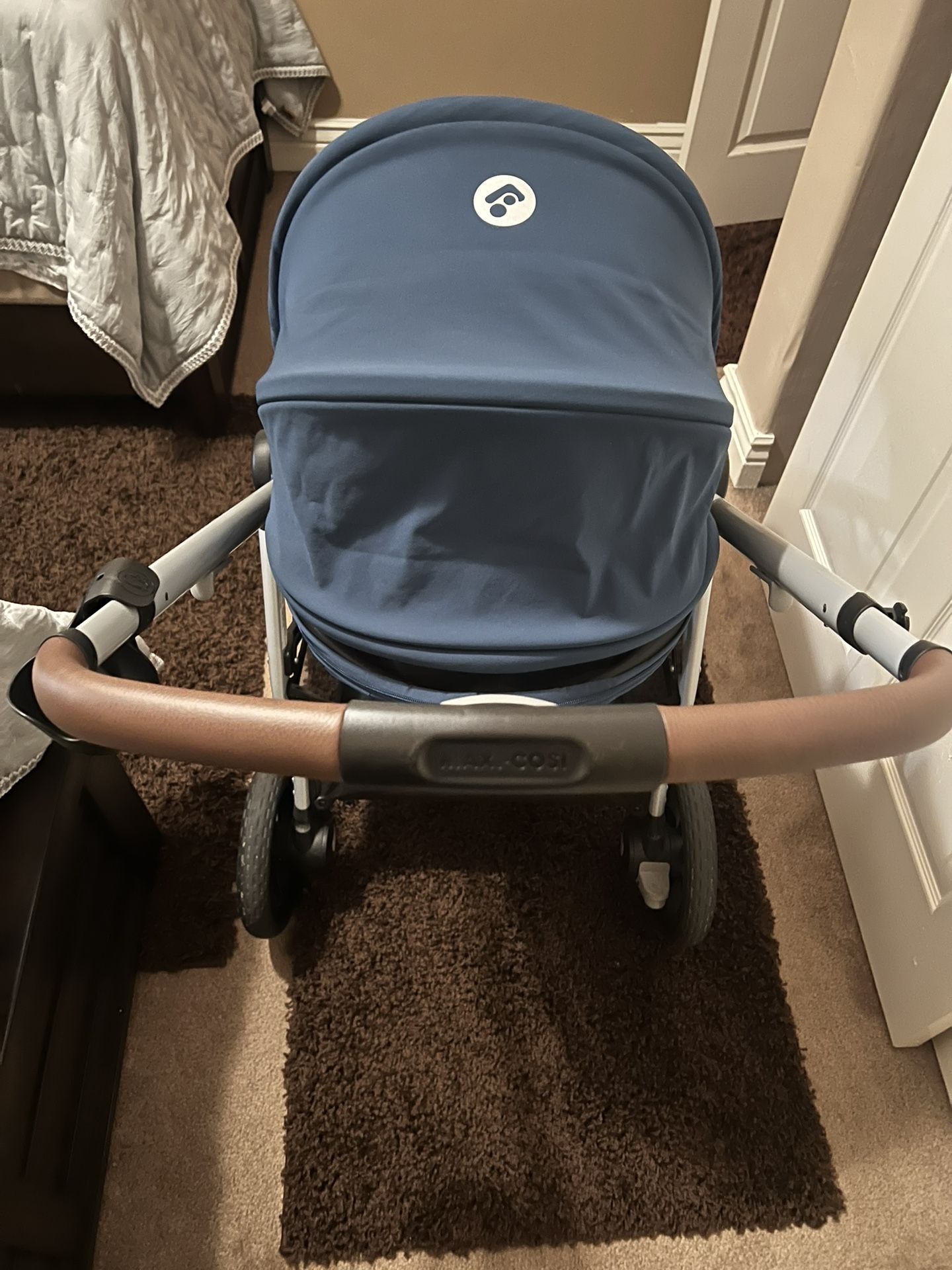 Maxi Cosi Zelia Luxe Travel System New Hope Navy