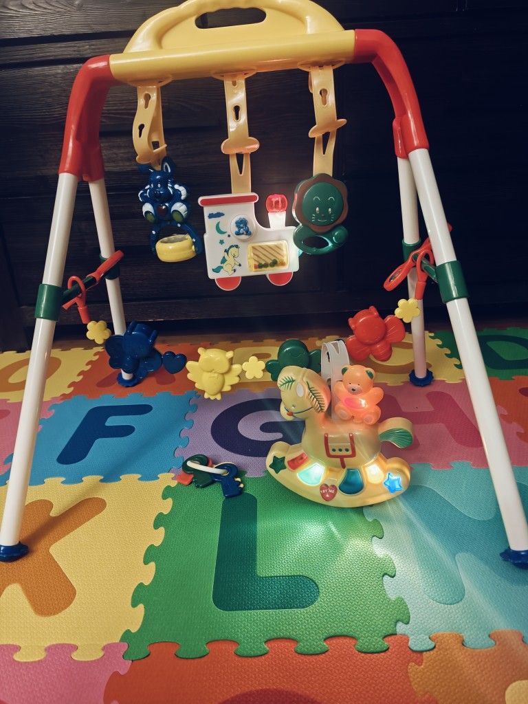 Baby Crib Musical Set