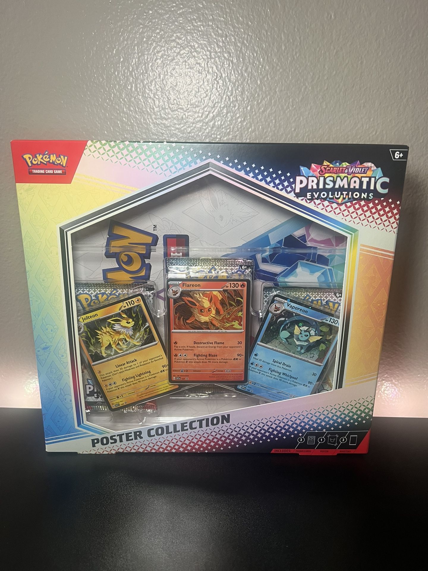 Pokémon TCG Scarlet & Violet Prismatic Evolutions Poster Collection
